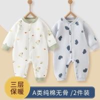 ราคา ชุด Jumpsuit Romper ฤดูใบไม้ร่วง หนาว สำหรับทารกแรกเกิดถึงเด็กชายหญิง (49055739051)
