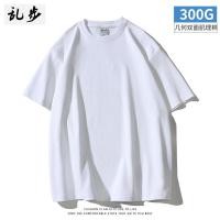 ราคา เสื้อยืดแขนสั้นผ้าฝ้าย อเมริกันสไตล์ สำหรับผู้ชายและผู้หญิง รอบคอกว้าง ด้านในหนา (47555913309)