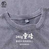 ราคา เสื้อยืดแขนสั้นผู้ชาย ทำจากผ้าฝ้ายแท้อเมริกันบาติก สไตล์ย้อนยุคสำหรับฤดูร้อน (46055925640)