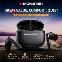 ราคา Monster GT23 เกมชุดหูฟังบลูทูธ TWS True Wireless Bluetooth 5 3 เกมกึ่งอินเอียร์ความหน่วงต่ําฟังเสียงการสนทนากระบวนการไฟฟ้า ENC C (50400364843)