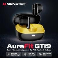 ราคา Monster GT19 ชุดหูฟังบลูทูธ TWS หูฟังชนิดใส่ในหูบลูทูธ 5 4 คุณภาพเสียงไฮไฟกีฬากันน้ํา ENC Call ลดเสียงรบกวน (57500359776)