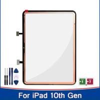 ราคา หน้าจอสัมผัสใหม่สําหรับipad 10th Gen 10 9 นิ้ว 2022 A2696 A2757 A2777 หน้าจอสัมผัสแผงDigitizerด้านหน้าด้านนอกกระจกเซ็นเซอร์เปลี่ยน (27676673255)