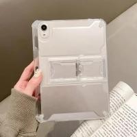 ราคา เคสแท็บเล็ต ซิลิโคนนิ่ม TPU ใส กันกระแทก พร้อมขาตั้ง สําหรับ Samsung Galaxy Tab A8 X200 X205 10 5 นิ้ว Tab S7 FE S8 S7 Plus S6 Lite A7 Lite 8 7 Ultra Slim (23070842365)