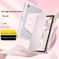 ราคา เคสอะคริลิค หมุนได้ พร้อมช่องใส่ดินสอ สําหรับ Redmi Pad SE 11 นิ้ว 2023 Pad SE 11 Pad SE 11 Xiaomi Pad 6 Pad 6 Pro Pad 5 Pad 5 Pro (22181251848)
