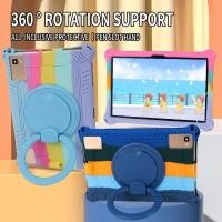 ราคา เคสแท็บเล็ต ซิลิโคนนิ่ม กันกระแทก พร้อมขาตั้ง หมุนได้ 360 องศา สําหรับ TCL Tab 10S 10 1 10L Gen2 10 HD 10 Gen2 Max 10 36 (25510588544)