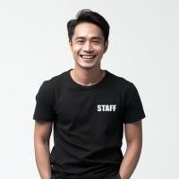ราคา เสื้อยืดผ้าฝ้าย ส่งEMS สกรีนเสื้อ 77DESIGN เสื้อยืด STAFF ผ้าคัตตอน ไม่รีดก็ใส่ได้ (54157300239)