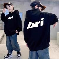 ราคา เสื้อฮู้ด Ari Football Jersey ฮู้ดแขนยาว Cotton Fashion ฮู้ด Graphic Ari Kids Hoodie 02 (50351194553)