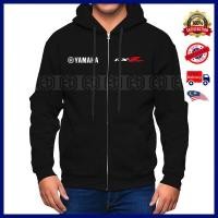 ราคา NEW Zip Hoodie RXZ135 Yamaha Racing เสื้อกันหนาวผ้าฝ้าย Baju Men MotoGP Casual รถจักรยานยนต์ Motosikal Pakaian แฟชั่น (46906971643)