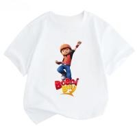 ราคา new 220G 100 Cotton NELLY Baju Budak BoBoiBoy Galaxy เสื้อยืด Kartun Superhero Cotton Unisex 2 12 Tahun 2 (43477305115)