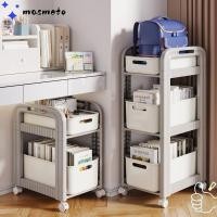 ราคา มาสเมโต รถเข็นโรลลิ่งส รถเข็นเก็บของชั้นวางหนังสือ 2 3 ชั้นแบบเคลื่อนย้ายได้ มัลติฟังก์ชั่นความจุขนาดใหญ่ 4 ล้อชั้นเก็บของหลายชั้น (55056886414)