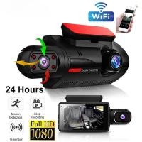 ราคา กล้องติดรถยนต์ กล้องหน้ารถยนต์ 2024 Full HD WDR หน้าจอ IPS 4 0 นิ้ว 1296P Full HD กล้องคู่ WDR ชัดเจนในเวลากลางคืน (26766562516)