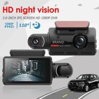 ราคา A68 HD 1080P เครื่องบันทึกการขับขี่พร้อมการเชื่อมต่อโทรศัพท์มือถือ WIFI รถด้านหน้าและภายในเลนส์คู่หมุนเลนส์ (28066570115)