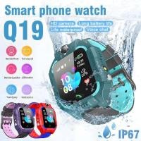 ราคา พร้อมส่ง Q19 Q12 เด็กดูสมาร์ทใหม่ซิมการ์ด Smart Watch SOS โทรโทรศัพท์กล้องเสียงแชทภาพกันน้ำชายหญิงของขวัญสำหรับเด็ก (26764375446)