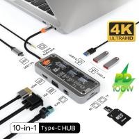 ราคา พร้อมจัดส่ง ZTEC ZH831 HUB 8 in 1 USB C 100W HDMI 4K LAN 1Gbps USB A USB 3 2 Gen 1x1 SD Card Micro SD (45703235869)