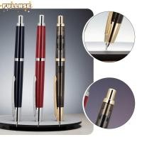 ราคา ปากกาหมึกซึมแบบกด FULLHSE เขียนเรียบ Retractable Click Fountain ปากกา มีสไตล์พร้อมคลิป EF F Nib Ink Converter ปากกาอุปกรณ์การเขียน (56558401953)