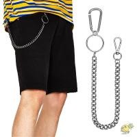 ราคา WXDX TH Wallet Belt Chain พวงกุญแจสแตนเลสโลหะยาว (48658585760)