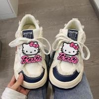 ราคา รองเท้าผ้าใบผู้หญิงลาย Hello Kitty แฟชั่นหนาใส่สบาย สไตล์เกาหลีใส่ได้ทุกวัน (26339235017)