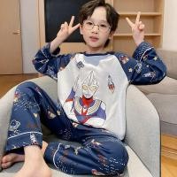 ราคา ชุดนอนเด็กผู้ชาย ลายการ์ตูน Ultraman แขนขายาว ผ้าฝ้ายใส่สบาย เหมาะสำหรับฤดูใบไม้ร่วง (45801074394)