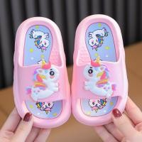 ราคา รองเท้าแตะการ์ตูนม้ายูนิคอร์น เด็กน่ารัก รองเท้าใส่ในบ้าน พื้นนุ่ม กันลื่น ใส่สบาย (40515014159)