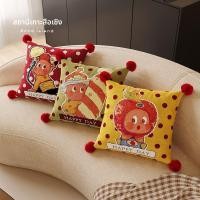ราคา ปลอกหมอนอิง ลายการ์ตูน สีแดง โดพามีน ตกแต่งโซฟา เพิ่มบรรยากาศเทศกาล (56605720967)