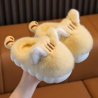 ราคา รองเท้าใส่ในบ้านเด็กลายน้องแมว ขนนุ่มอุ่น พื้นนิ่มกันลื่น ใส่สบาย เหมาะสำหรับหน้าหนาว (52452837170)