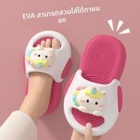 ราคา รองเท้าแตะเด็ก EVA ลายยูนิคอร์นสไตล์เจ้าหญิง พื้นนุ่ม กันลื่น ระบายอากาศดี ใส่นอกบ้านได้ (50803033762)