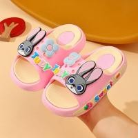 ราคา รองเท้าแตะเด็ก Judy ลายกระต่ายการ์ตูนน่ารัก พื้นนุ่มกันลื่น รองเท้าเด็กใส่ในบ้านและห้องน้ำ (49256868664)