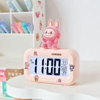 ราคา นาฬิกาปลุกดิจิตอลลาย Labubu สำหรับนักเรียน จอใหญ่ มีไฟ สัญญาณเตือนชัด ตั้งโต๊ะได้ (44308612348)