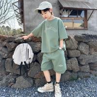 ราคา ชุดเซ็ตเด็กผู้ชาย เสื้อยืดแขนสั้นโอเวอร์ไซซ์ กางเกงขาสั้น สไตล์เกาหลี ใส่สบาย แฟชั่นเด็กเท่ๆ (41178870463)