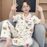 ราคา ชุดนอนเด็กผู้ชาย Spider Man เสื้อแขนสั้น กางเกงขายาว แบบกระดุม ลายการ์ตูน ใส่สบายหน้าร้อน (40378222883)