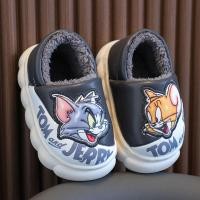ราคา รองเท้าเด็กลาย Tom and Jerry การ์ตูนน่ารัก รองเท้าแตะใส่ในบ้านกันหนาว บุขนสุดนุ่ม ใส่สบายฤดูหนาว (40076341812)