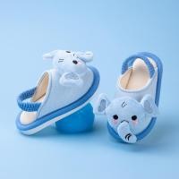 ราคา รองเท้าแตะเด็กน่ารักลายช้าง รองเท้าใส่ในบ้านพื้นนุ่มกันลื่นสบายเท้า (29442877299)