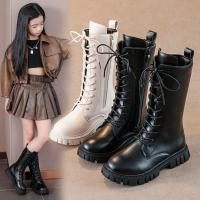 ราคา รองเท้าบูทเด็กผู้หญิง สไตล์เกาหลี หนังมาร์ตินแฟชั่น พื้นกันลื่น ใส่สบาย ดูเท่และทันสมัย (26492648127)
