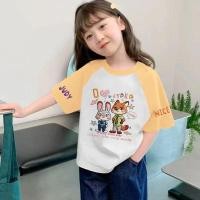 ราคา เสื้อยืดเด็กผู้หญิงลาย Judy การ์ตูนน่ารัก แขนสั้น ผ้าฝ้าย สไตล์เกาหลี ทรงหลวม ใส่สบาย ลุคสดใส (57858069050)