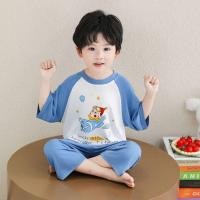 ราคา ชุดนอนเด็กผู้ชายลายการ์ตูน เสื้อแขนห้าส่วน กางเกงขายาว ผ้านุ่ม ใส่สบาย ใส่อยู่บ้าน (54608727744)