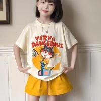 ราคา เสื้อยืดเด็กผู้หญิง แขนสั้น ลายการ์ตูน เสื้อผ้าเด็กแฟชั่น ใส่สบาย เสื้อเด็กฤดูร้อน (53856889561)