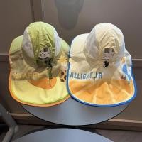 ราคา หมวกกันแดดเด็ก ปีกกว้างมีผ้าคลุม ลายการ์ตูนน่ารัก ระบายอากาศดี ใส่เที่ยวหน้าร้อน (52308154799)