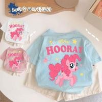 ราคา เสื้อยืดเด็กผู้หญิง Little Pony ลายการ์ตูนน่ารัก สีชมพูหวาน ผ้าฝ้ายนุ่ม ใส่สบาย ทรงหลวม สไตล์เกาหลี (51958064688)