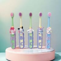 ราคา แปรงสีฟันเด็กขนนุ่ม ลายการ์ตูน Sanrio Hello Kitty Kuromi Cinnamoroll ด้ามกันลื่น แปรงฟันอ่อนโยน (51857088849)