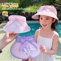 ราคา หมวกกันแดดเด็กผู้หญิง Kuromi แบบเปิดหัว ปีกกว้าง กันยูวี หมวกเด็กน่ารัก สไตล์เกาหลี (49058132825)