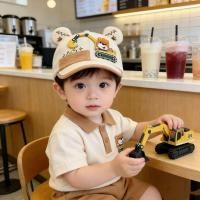 ราคา หมวกเด็ก ลายรถขุด หมวกแก๊ปการ์ตูน กันแดด ใส่เที่ยว น่ารัก (47657044358)