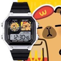 ราคา นาฬิกาเด็กลายการ์ตูน ดิจิตอล มีไฟ LED ตั้งปลุกเงียบ ใส่เรียน น่ารัก เหมาะเป็นของขวัญ (47157857462)