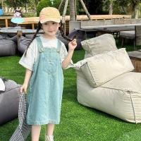 ราคา ชุดเอี๊ยมกระโปรงเด็กผู้หญิง ยีนส์ สไตล์เกาหลี ใส่สบาย ลุคน่ารัก แฟชั่นเด็ก (46708128082)