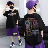 ราคา ชุดเซ็ตเด็กผู้ชาย เสื้อยืดลายตัวอักษร กางเกงขาสั้น สไตล์เกาหลี แฟชั่นเด็กใส่เที่ยว (44907378254)