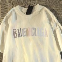 ราคา เสื้อยืดคู่ร Oversize เสื้อยืดผ้าฟอก ผู้ชาย ผู้หญิง แฟชั่น วินเทจ ลายทาง ตัวอักษร การ์ตูน ลายสกรีน ฤดูร้อน M 3XL (50008719963)