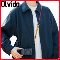 ราคา สายคล้องไหล่กล้อง OLIVIDO สายไมโครเดี่ยวแบบปรับได้น้ําหนักเบา Quick Release วัสดุทนทานสายคล้องคอสําหรับ G7X Series Ricoh GR Series DJI Pocket 3 (47907869249)