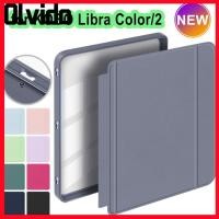 ราคา OLVIDO Auto Wake Sleep แยกออกแบบ e Reader ฝาครอบ แม่เหล็กที่มีสีสันกันกระแทกโปร่งใสเปลือกป้องกันสําหรับ KOBO Libra สี 2 7 นิ้ว N428 N418 (41979590374)