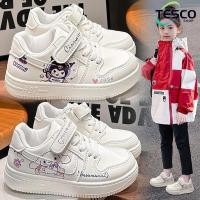 ราคา รองเท้าเด็กผู้หญิงลายการ์ตูน สำหรับเด็กอายุ 3 12 ปี รองเท้าผ้าใบสีขาวทันสมัย รองเท้ากีฬาแบบลำลอง กันลื่น (49855824782)