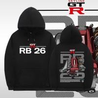 ราคา เสื้อคลุมด้วยผ้า พิมพ์ลาย Sakazuki NISSAN SKYLINE GTR R34 RB26 MACHINE JDM LEGEND สําหรับผู้ชาย (46903506342)