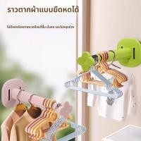 ราคา ตะขอดอกไม้เจาะฟรีตู้เสื้อผ้าตะขอแขวนพับเก็บได้ที่เก็บไม้แขวนเสื้อ (57208724827)